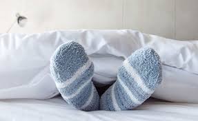 پوشیدن جوراب در خواب